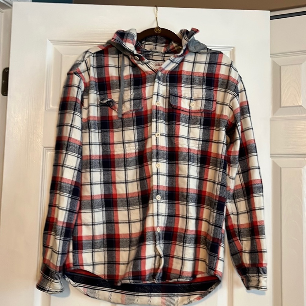 American Eagle hoodie flannel